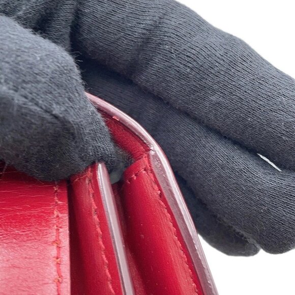 CELINE Classic box Size Small Leather Red 189183DLS - Picture 6 of 16